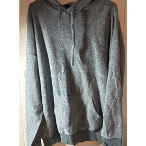 SoftServe Womens Blue Fleece Pullover Hoody Size 2XL NN